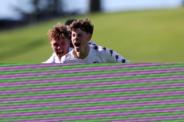 Queensland white celebrate the match-winning goal