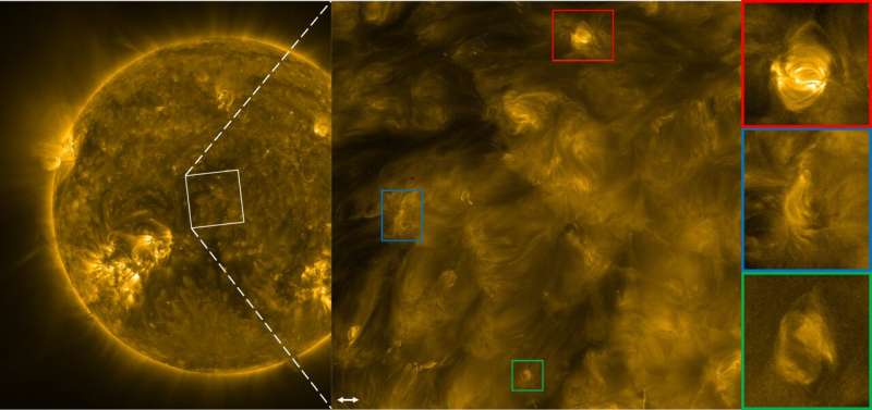Heat waves on the sun