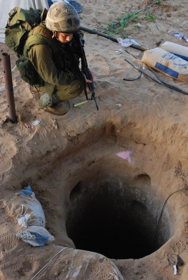 Part of the tunnel system connects with Egypt to allow Gaza to bypass Israel's blockade.